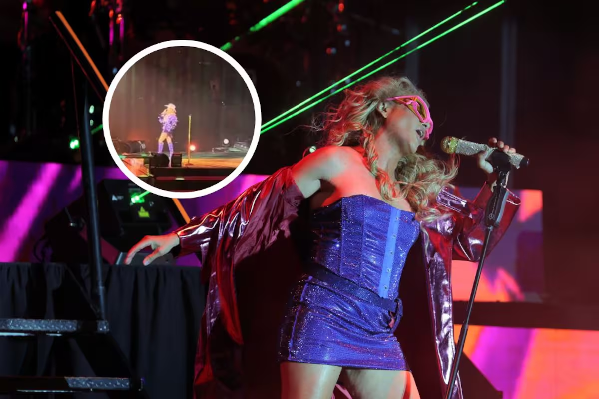 Paulina Rubio explota contra baterista en pleno concierto: “¿Qué p*do cab**n?”