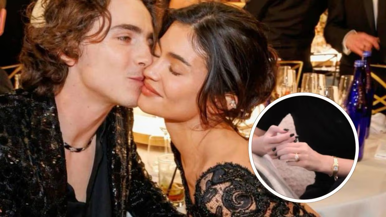 ¿Compromiso entre Kylie Jenner y Timothée Chalamet? Fans especulan tras la aparición de un misterioso anillo