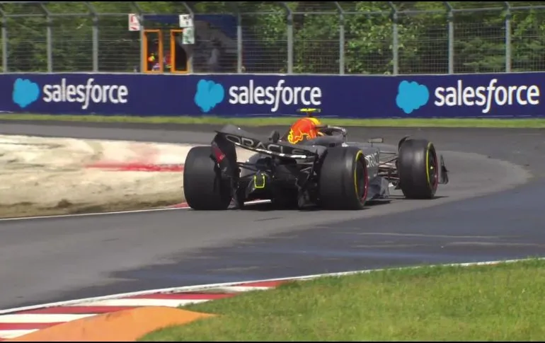 Checo abandona el GP de Canadá por incidente