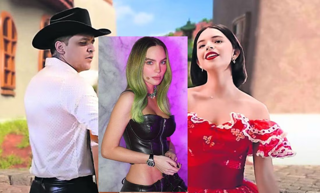Belinda reacciona a la relación entre Christian Nodal y Ángela Aguilar, después borra el mensaje