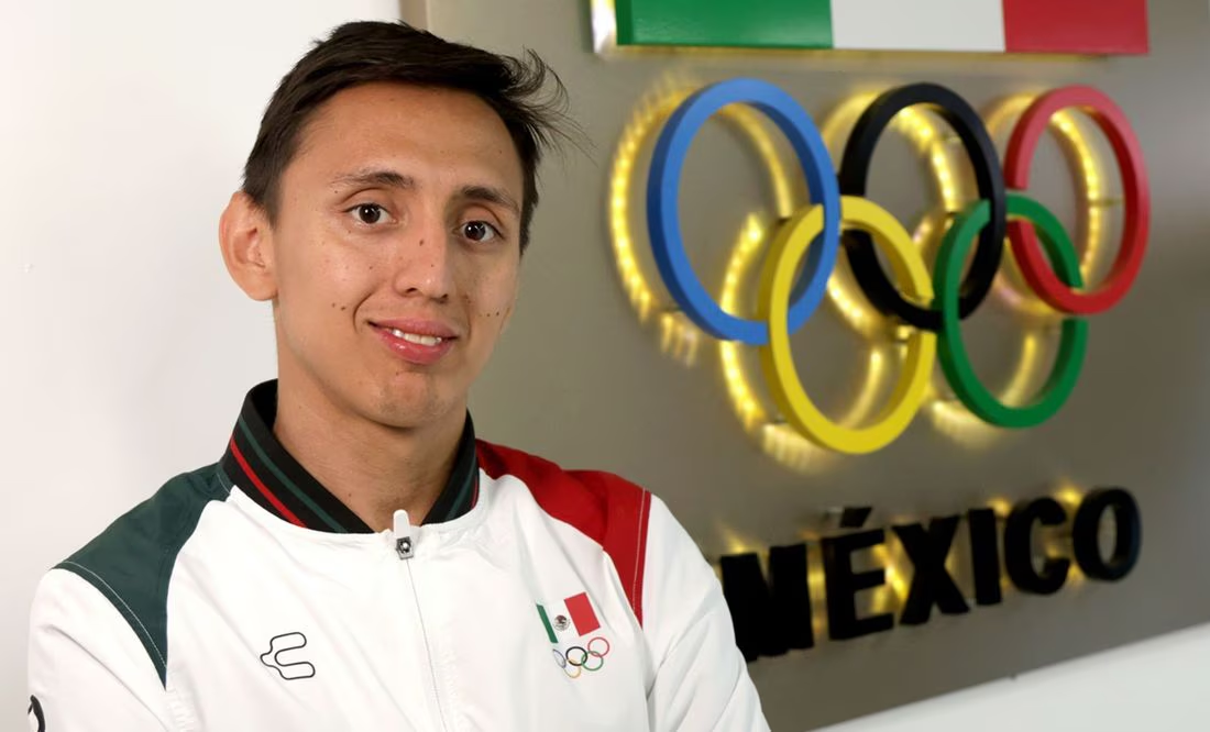 Emiliano Hernández con gran orgullo e ilusión por portar la bandera de México en París 2024