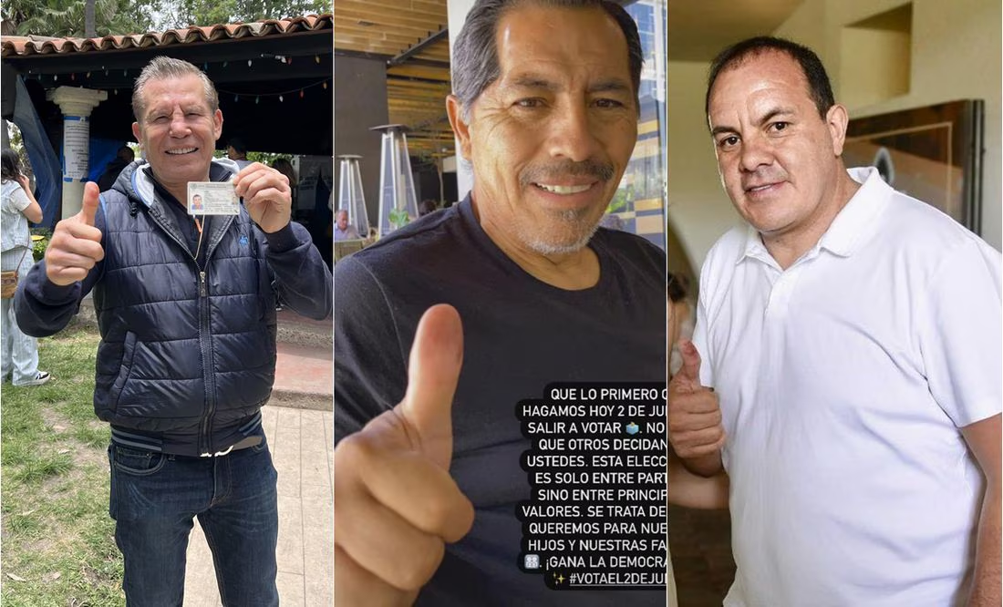 Exfiguras del deporte mexicano presumen su voto en redes sociales