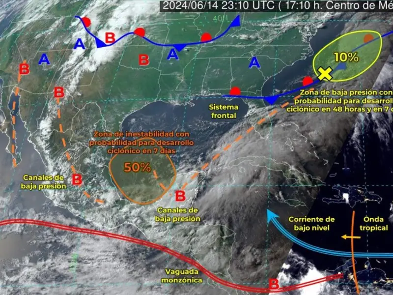¿Por La Niña? Clima México hoy 15 de junio, alertan por temporal de lluvias y calor