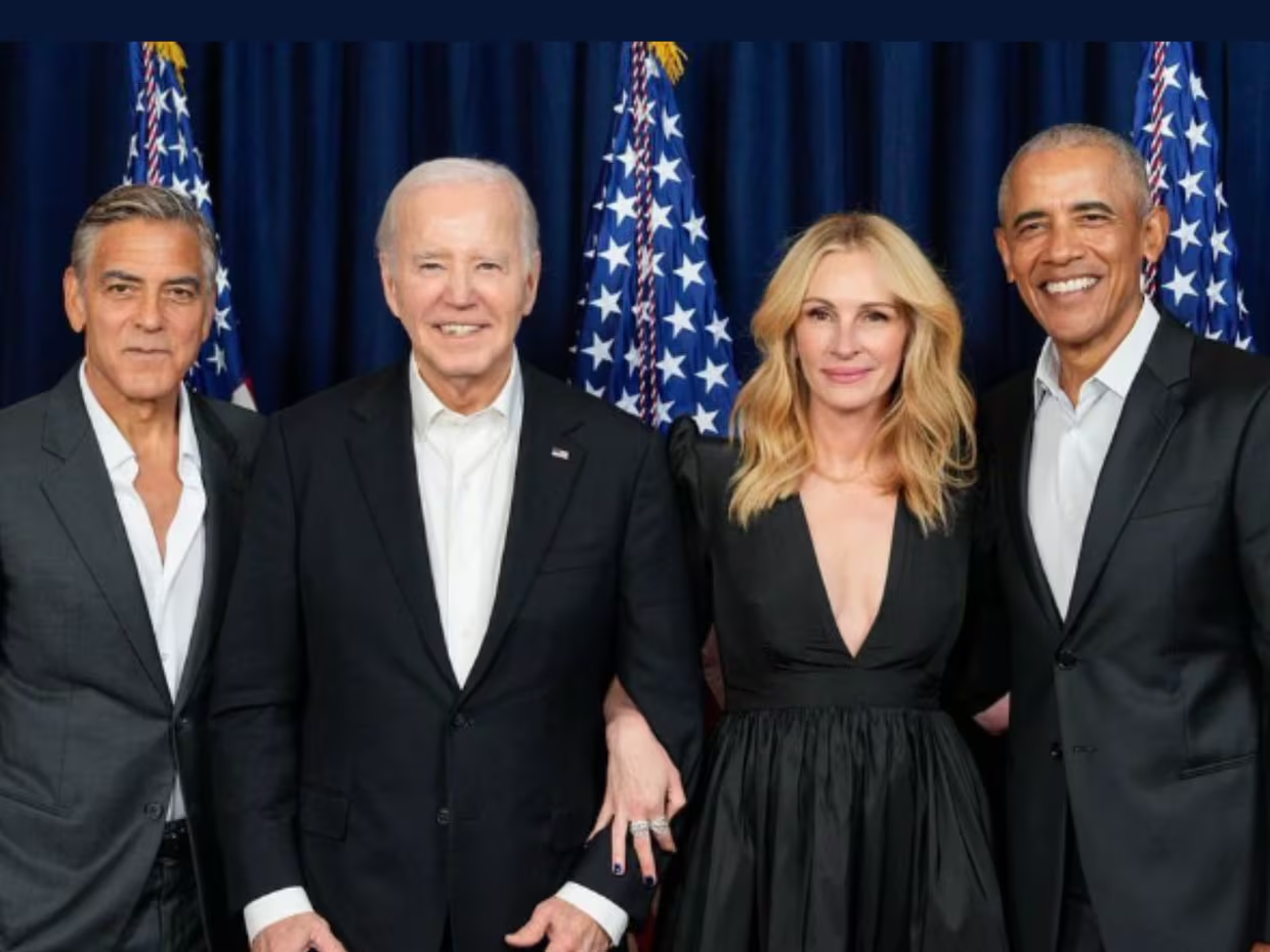 Julia Roberts y George Clooney apoyan campaña de Joe Biden; recaudan más de 30 mdd