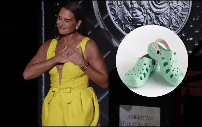 Esta es la razón de que Brooke Shields luciera crocs durante la gala de los Premios Tony