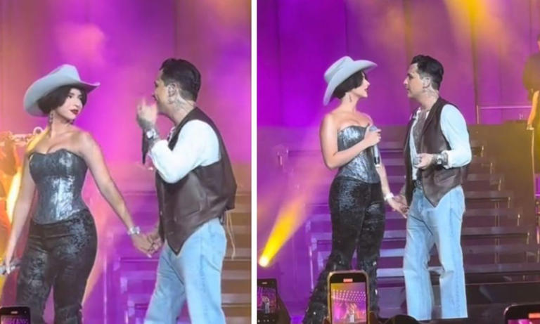 «Mi amor no hice nada»: Ángela Aguilar le hace desplante a Nodal en pleno concierto en vivo