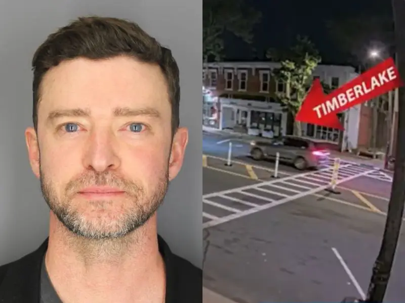 Así manejaba Justin Timberlake en estado de ebriedad antes de ser arrestado
