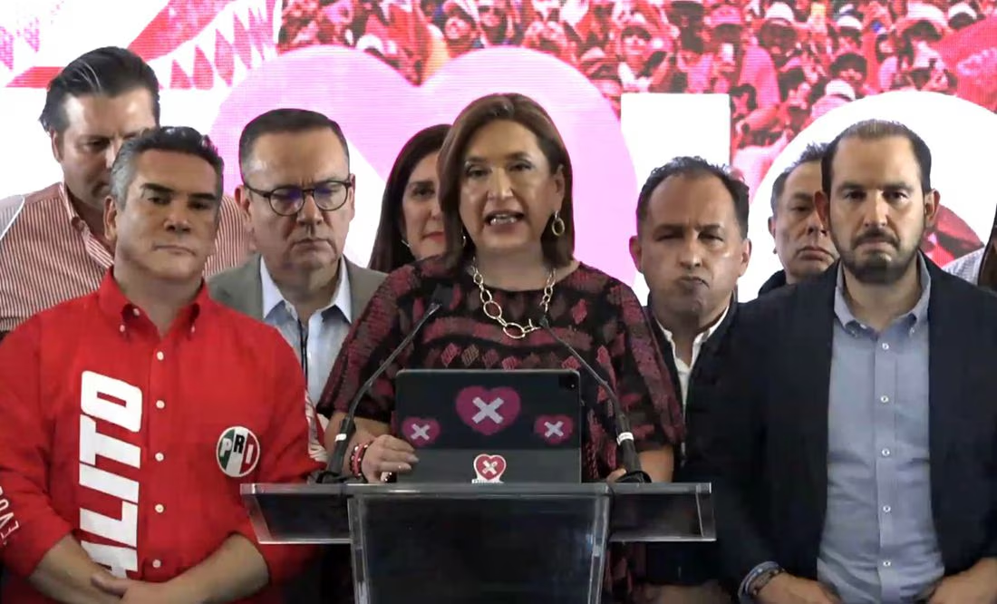 “Esto no termina aquí”: Xóchitl Gálvez anuncia impugnaciones, tras reconocer derrota