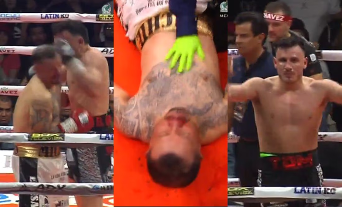 Omar Chávez gana por nocaut y su rival se convulsiona en el ring
