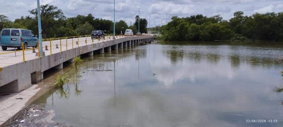 Aumenta nivel del Río Sabinas