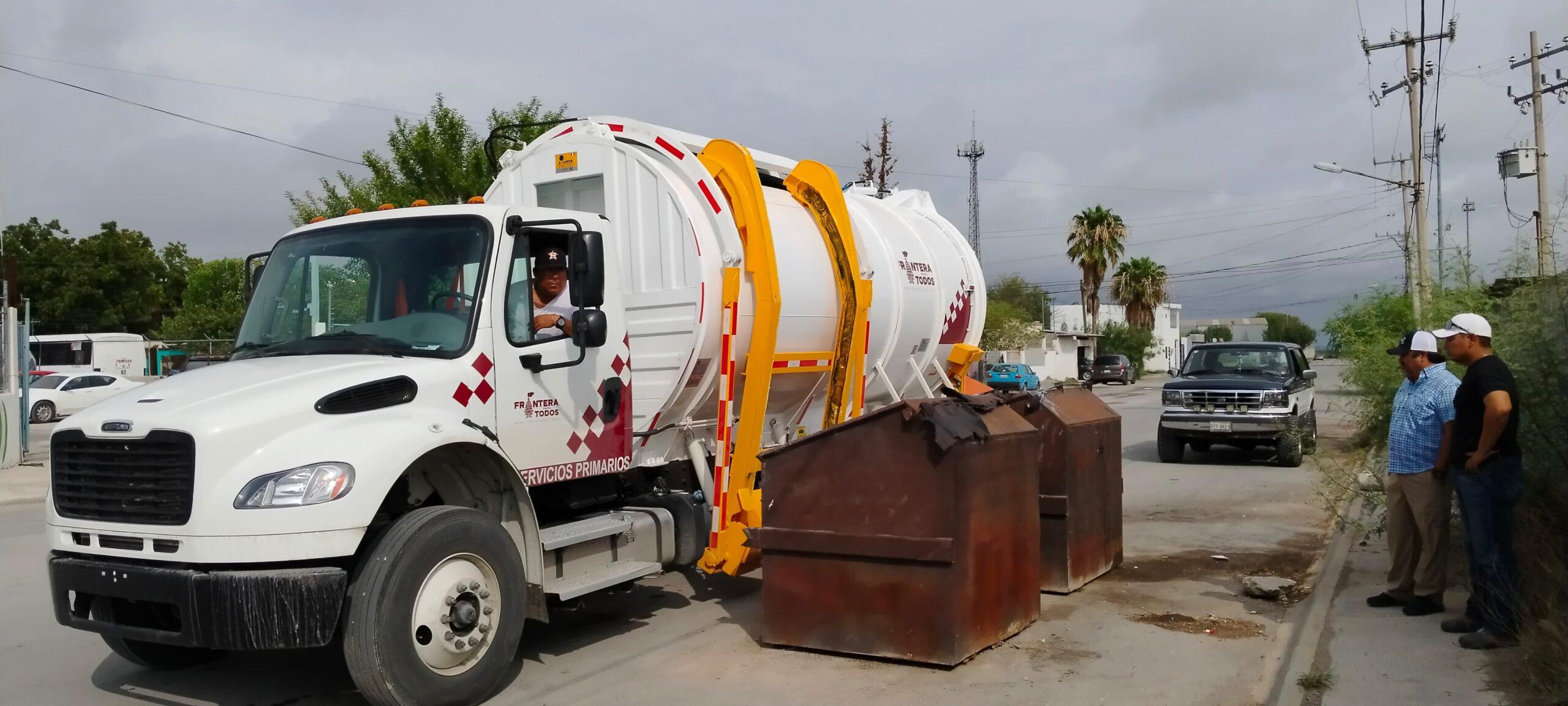 Agiliza C Frontera la recolección de basura