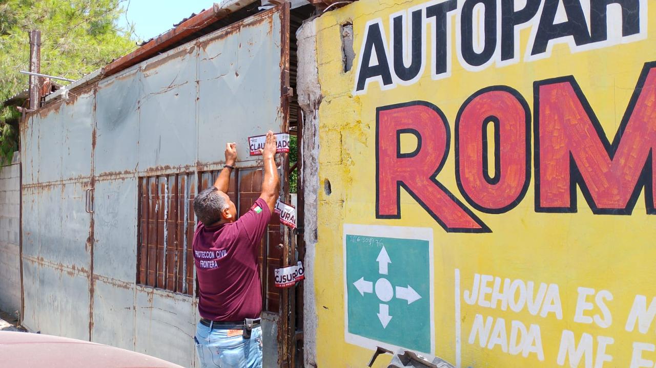 Clausuran “yonque” en CF tras incendio