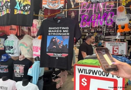 Sacan a la venta playeras y tazas alusivas al atentado