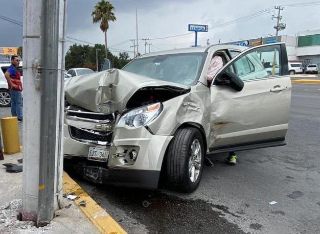 Despistado conductor ocasiona un accidente