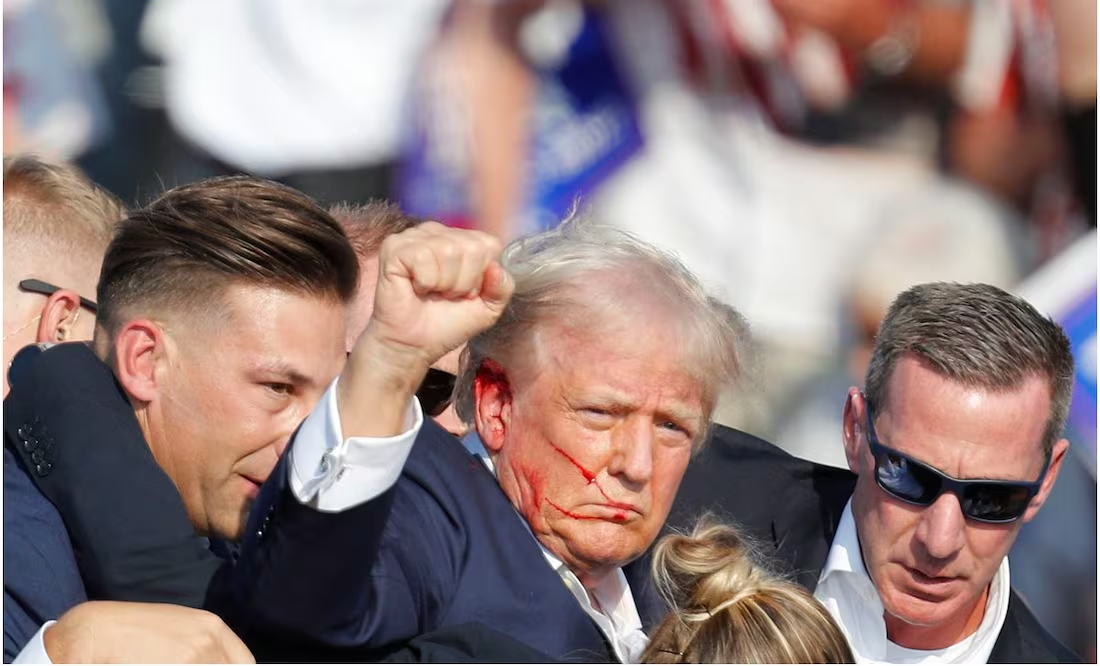 Trump sufrió una herida de dos centímetros en la oreja que evoluciona bien, afirma su doctor