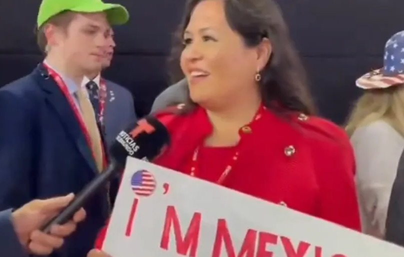 Mujer hispana asegura que mexicanos apoyan a Trump, «pero no se atreven a decirlo»