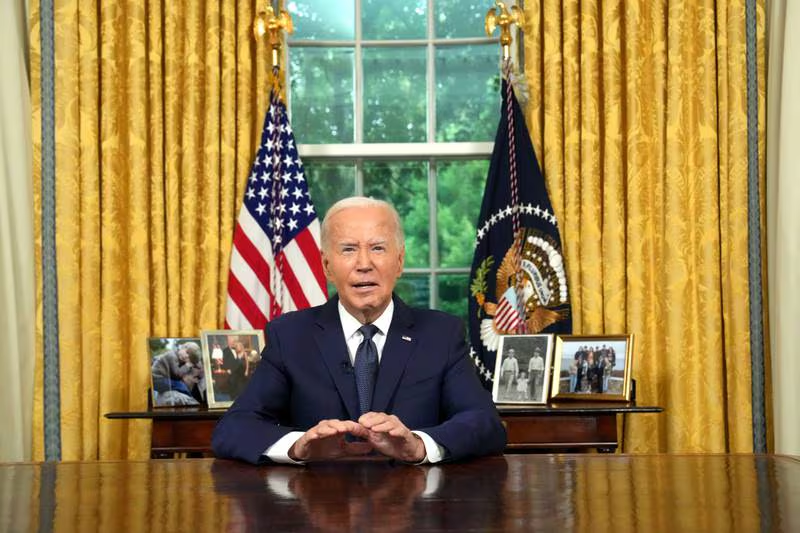 Biden renuncia a su candidatura demócrata por la reelección presidencial en Estados Unidos