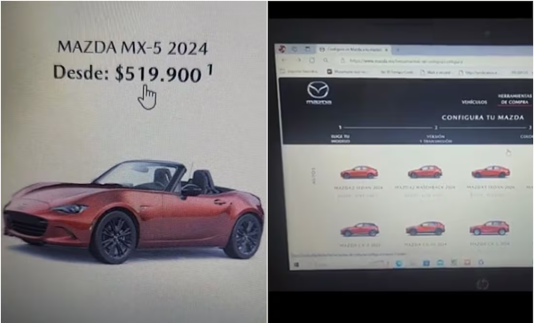 Joven intenta adquirir Mazda a 520 pesos y se viraliza en TikTok: «espero se me respete el precio»