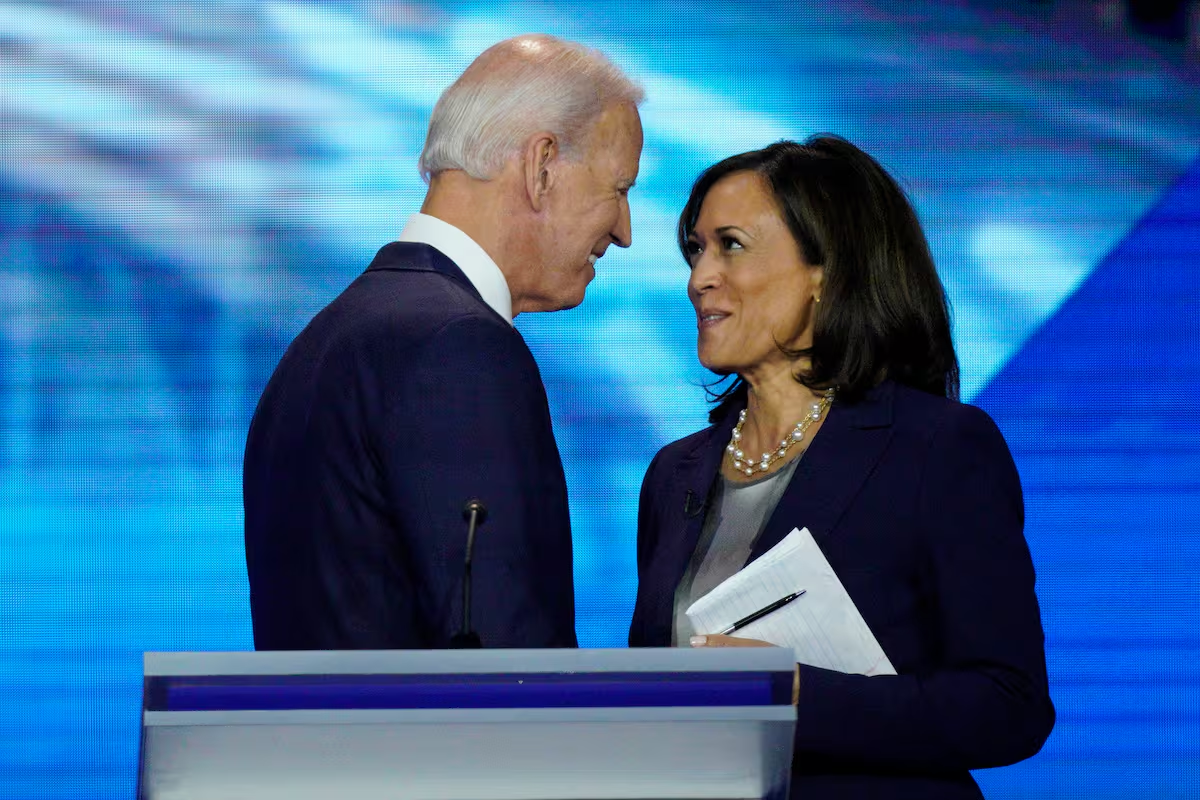 Joe Biden y Kamala Harris “calman” rumores sobre renuncia a candidatura
