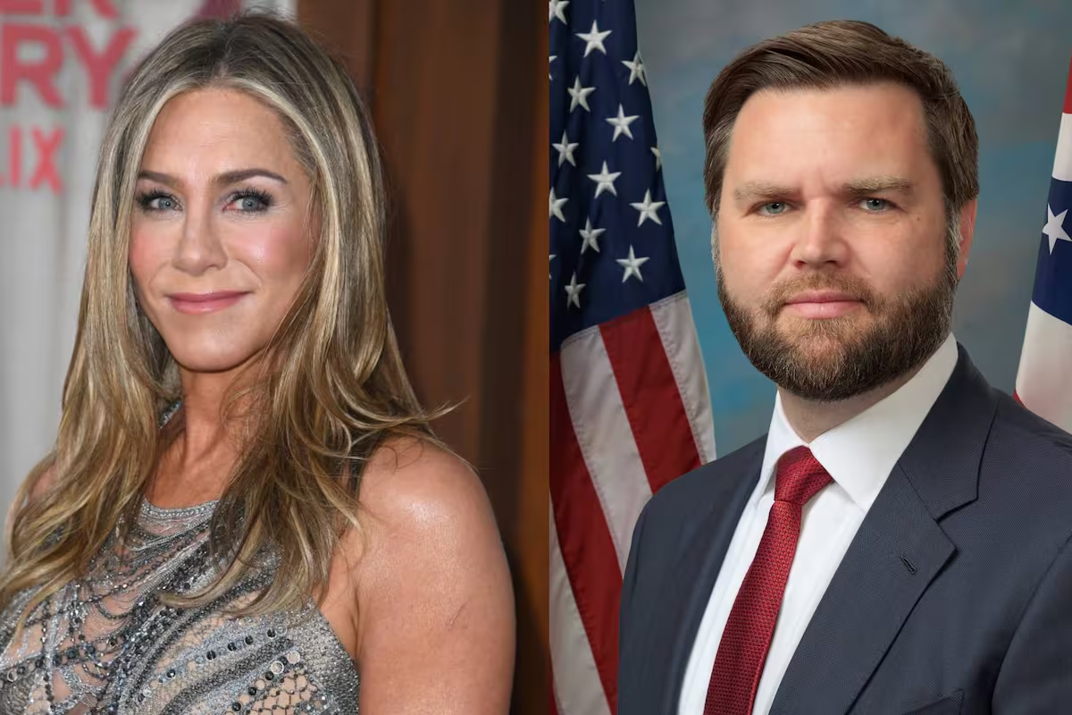 Jennifer Aniston arremete contra JD Vance por comentarios sobre mujeres sin hijos