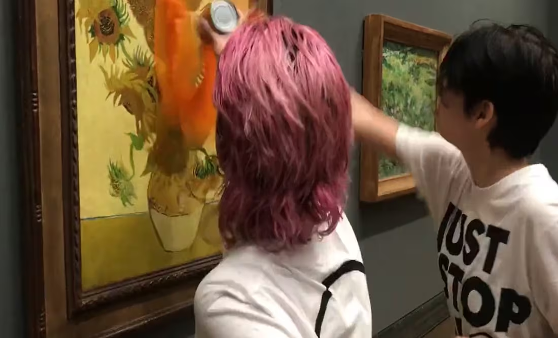 Declaran culpables de «daño criminal» a activistas que lanzaron sopa a ‘Los Girasoles’ de Van Gogh