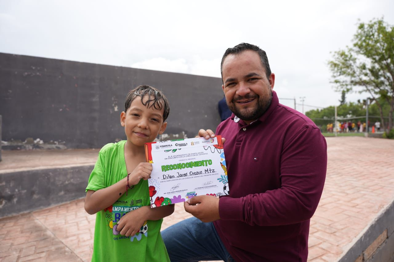 CONCLUYE CON ÉXITO “CAMPAMENTO DE VERANO” EN RAMOS ARIZPE