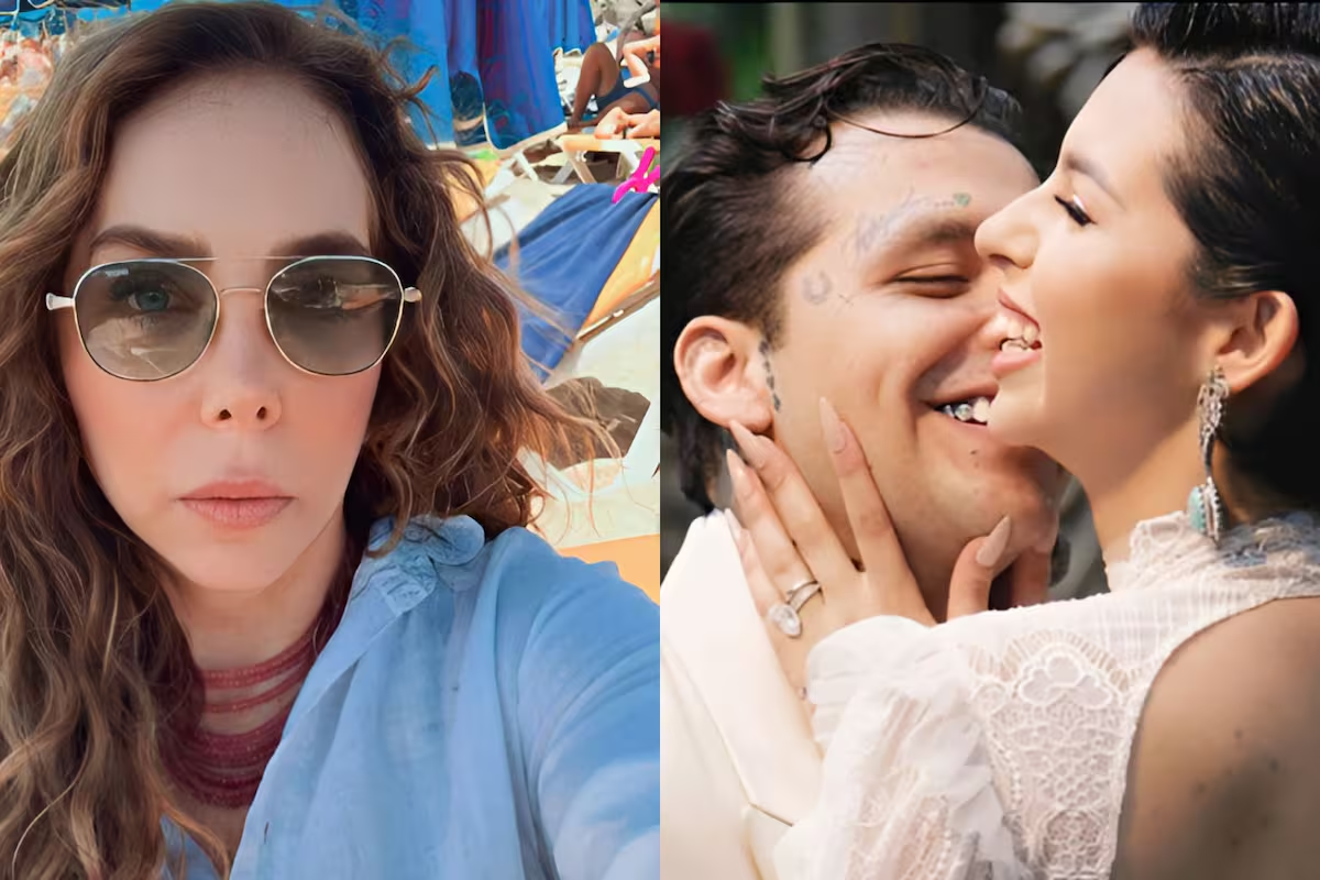 Madre de Belinda habría mandado indirecta tras la boda de Ángela Aguilar y Christian Nodal