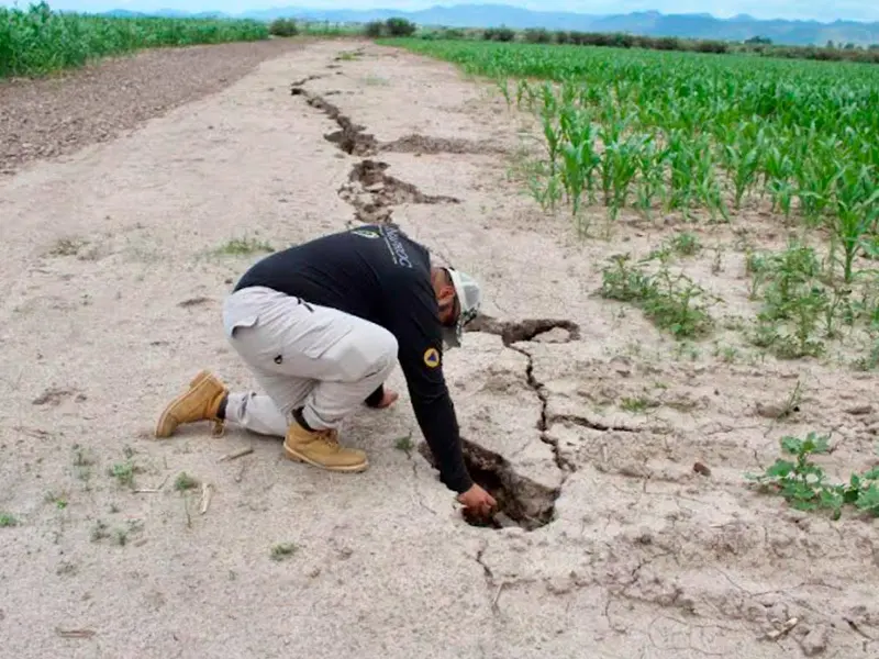 Grieta en Nuevo Ideal obedece a explotación de pozos de agua