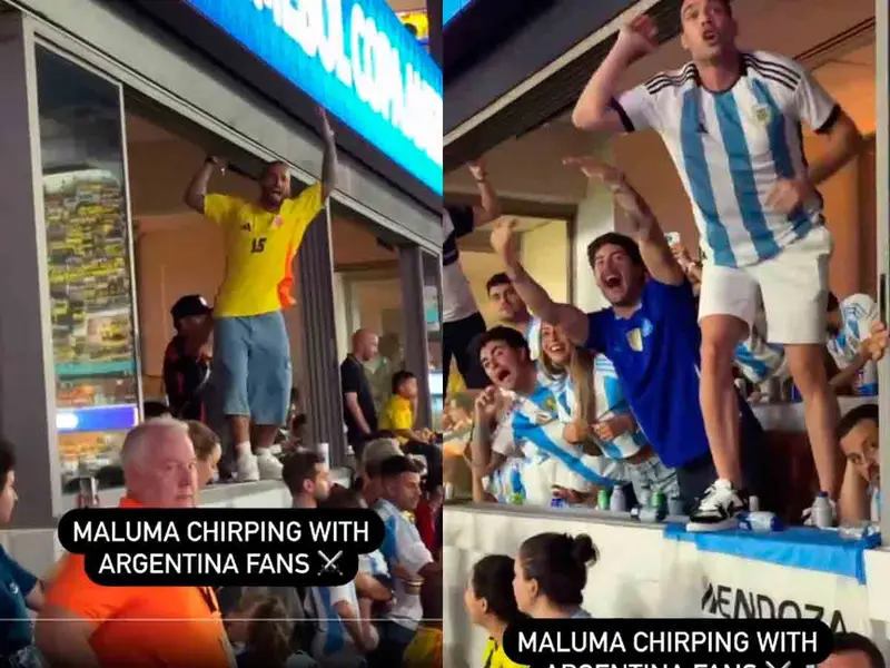Maluma pelea con aficionados argentinos la final de la Copa América