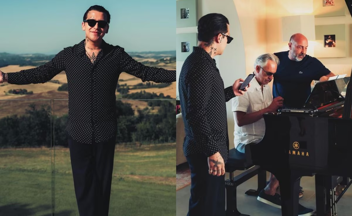 Christian Nodal asegura que Andrea Bocelli es fan de su música: «había escuchado de mí»