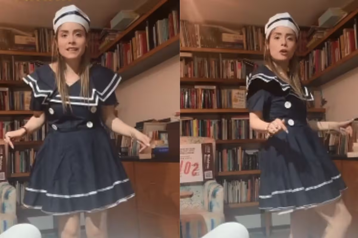 Cuestionan salud mental de Maryfer Centeno tras disfrazarse durante un en vivo