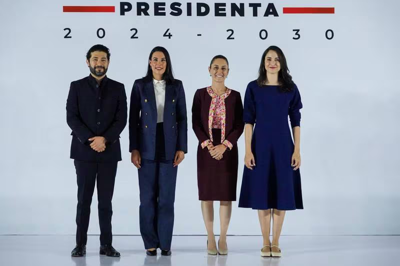 De Marath Bolaños a Claudia Curiel: Sheinbaum presenta a secretarias del Trabajo, Cultura y Turismo