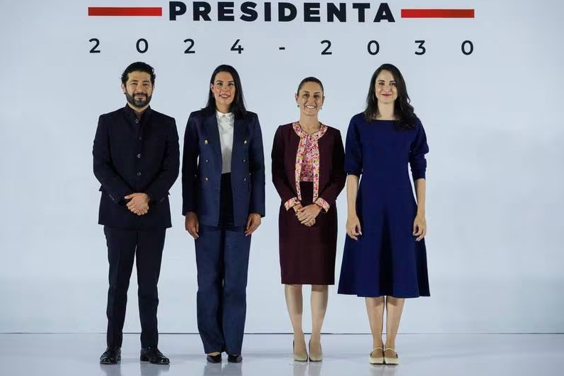 De Marath Bolaños a Claudia Curiel: Sheinbaum presenta a secretarias del Trabajo, Cultura y Turismo