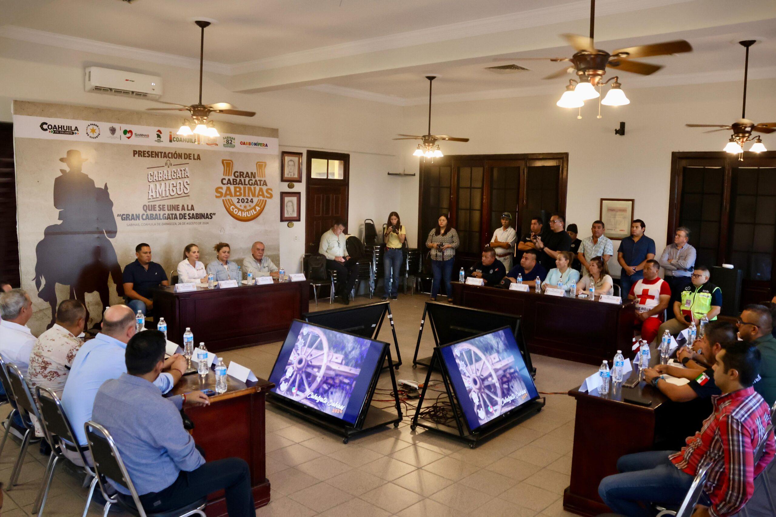 Se coordinan salud y seguridad por la Gran Cabalgata Sabinas