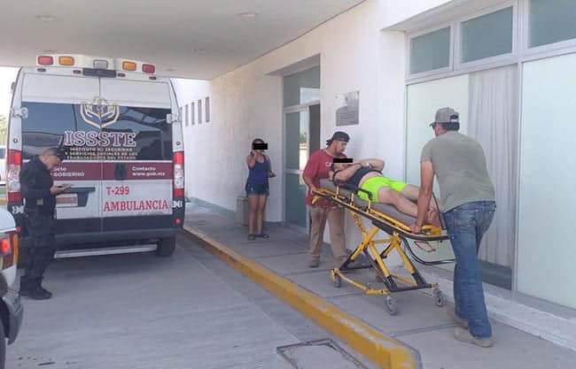 A punto de ahogarse padre e hijo en el río