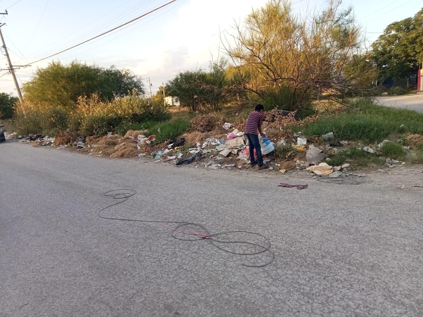 Detectan en Colinas basureros en baldíos