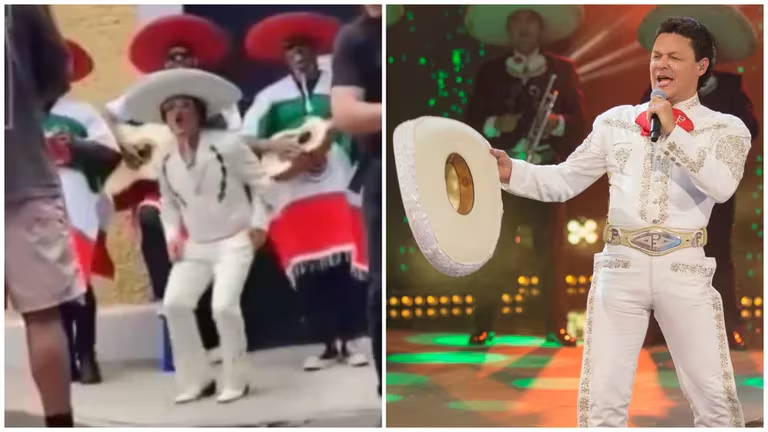 Captan a Bruno Mars vestido de mariachi en calles de CDMX; lo comparan con Pedrito Fernández