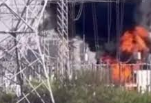 Se registra fuerte incendio en la CFE, en los patios de la Carboeléctrica José López Portillo