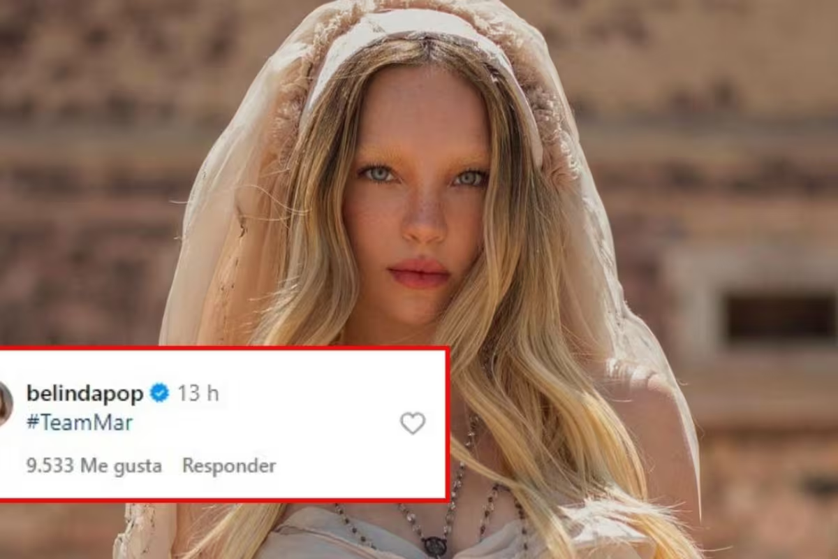 Belinda se declara ‘Team Mar’ y muestra su apoyo a Karime