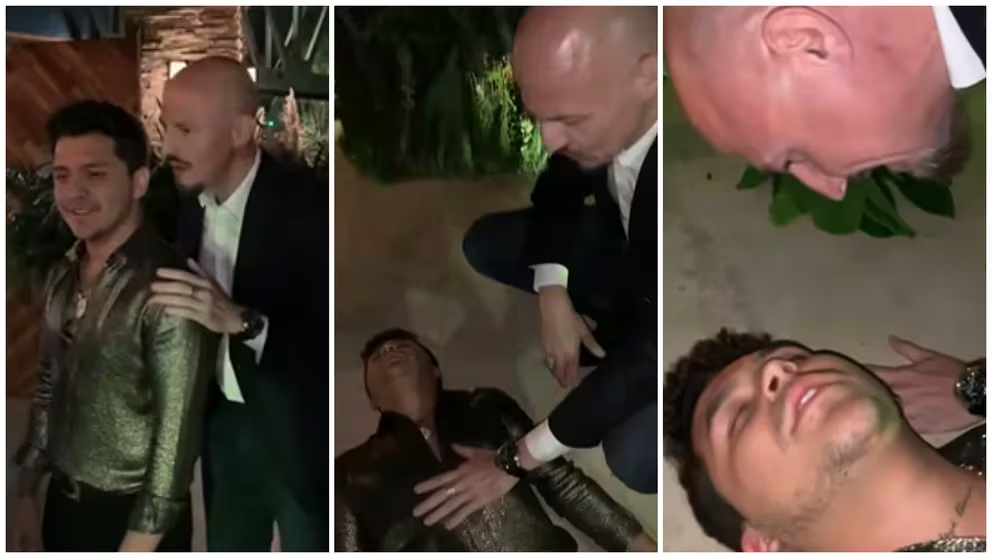 Critican a Christian Nodal por someterse a hipnosis antes de casarse con Ángela Aguilar