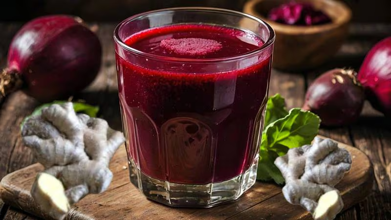 ¿Para qué sirve el jugo de betabel con jengibre?