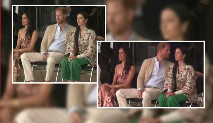 ¿Se acabó el amor? Redes acusan al Príncipe Harry de «coquetear» con traductora en su visita a Colombia