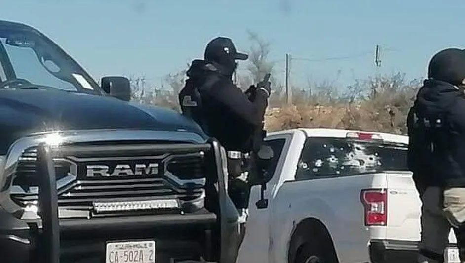 Impiden policías estatales ingreso de banda criminal