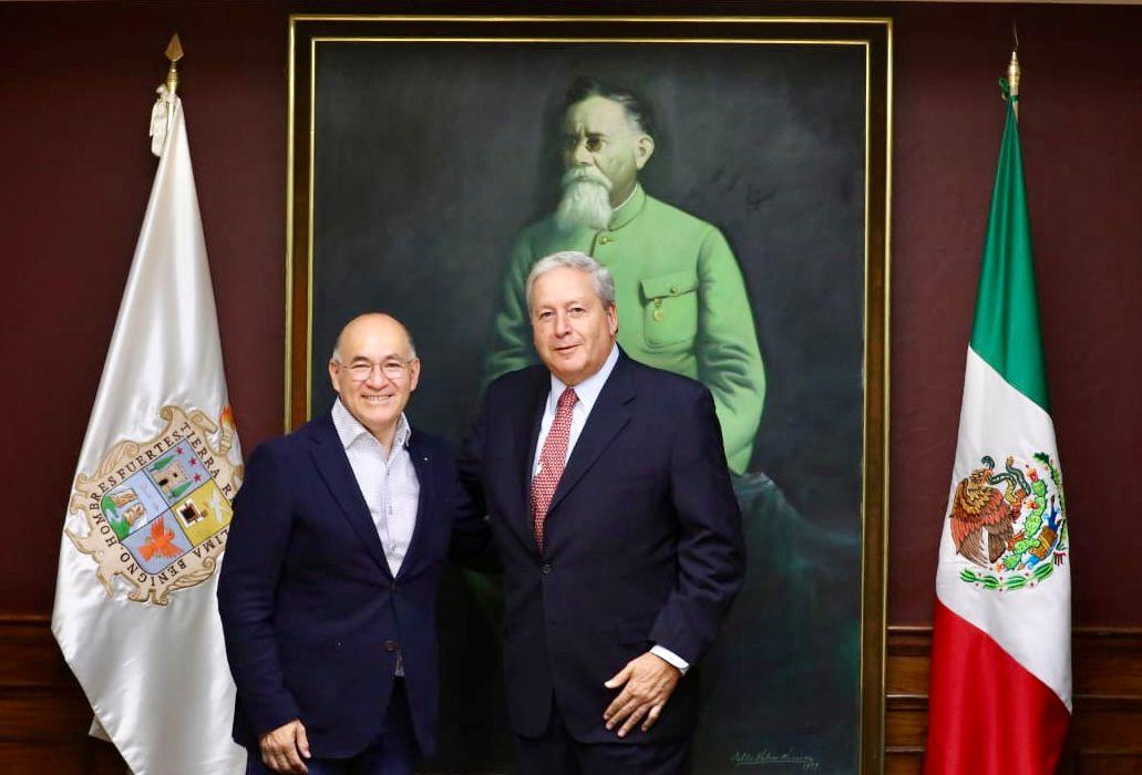 Comparte Fraustro buenas prácticas con alcalde de SLP
