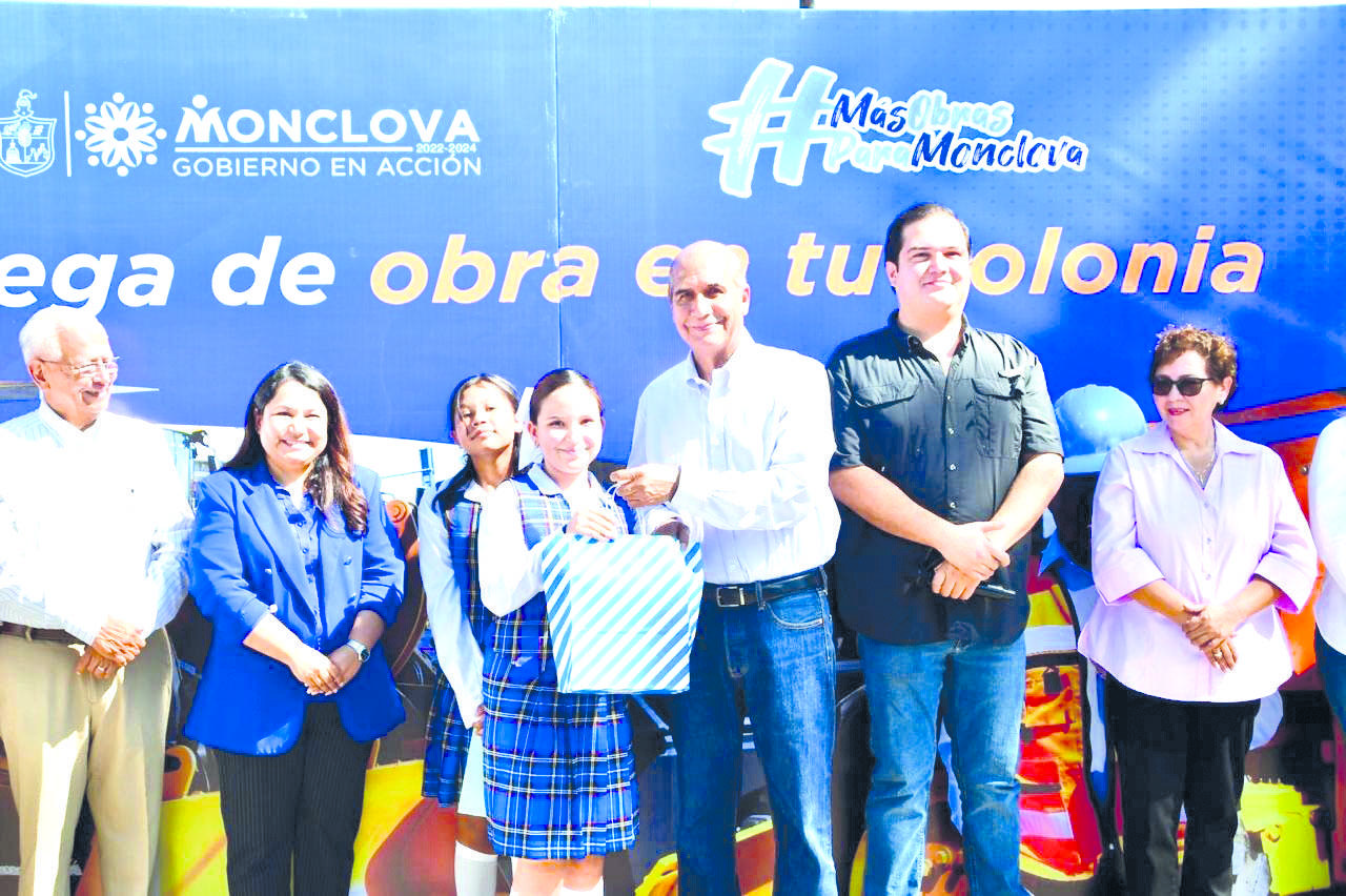 Entrega Dávila barda perimetral en primaria