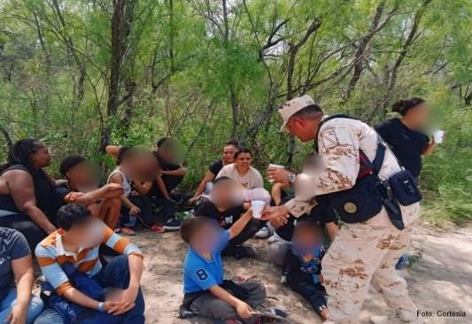 Aseguran a 116 migrantes en PN