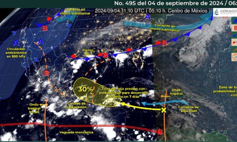 Espera Coahuila fuertes lluvias