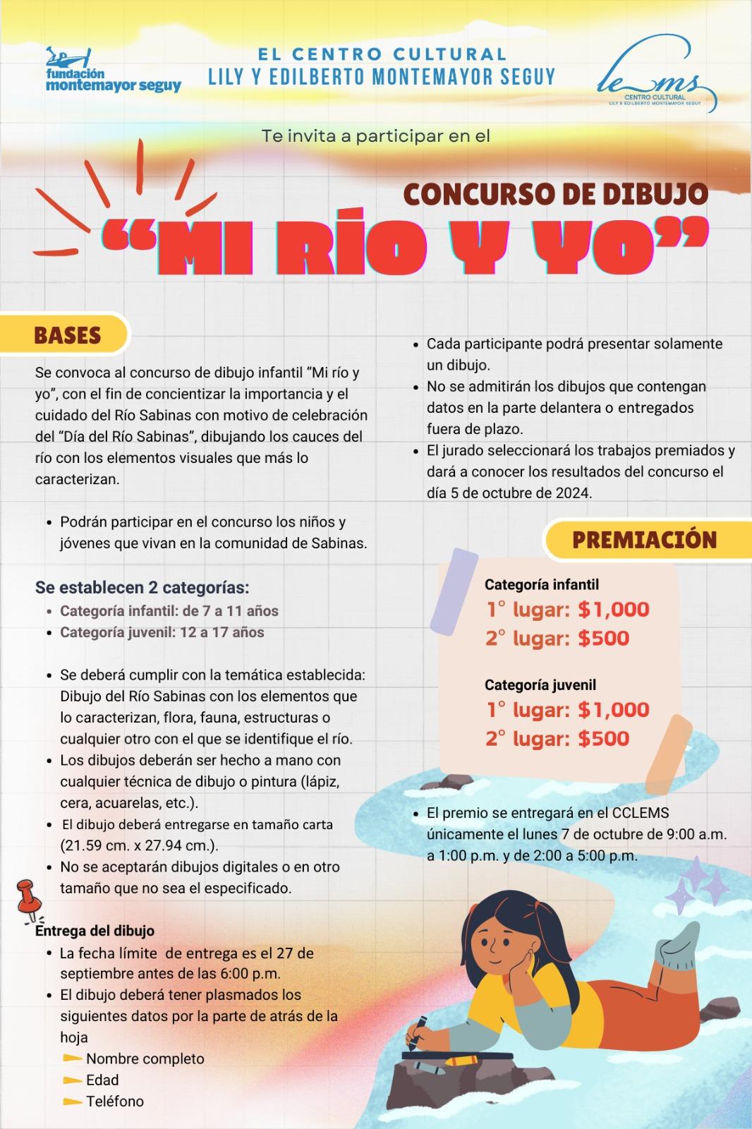 Invitan a participar en Concurso «Mi río y yo»
