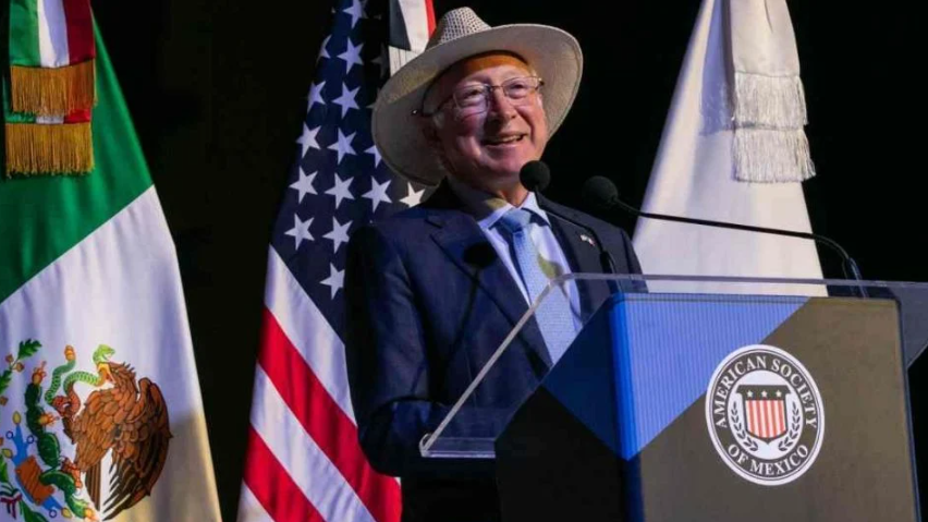 AMLO ha dado la vida por México, es un campeón del TMEC: embajador Salazar