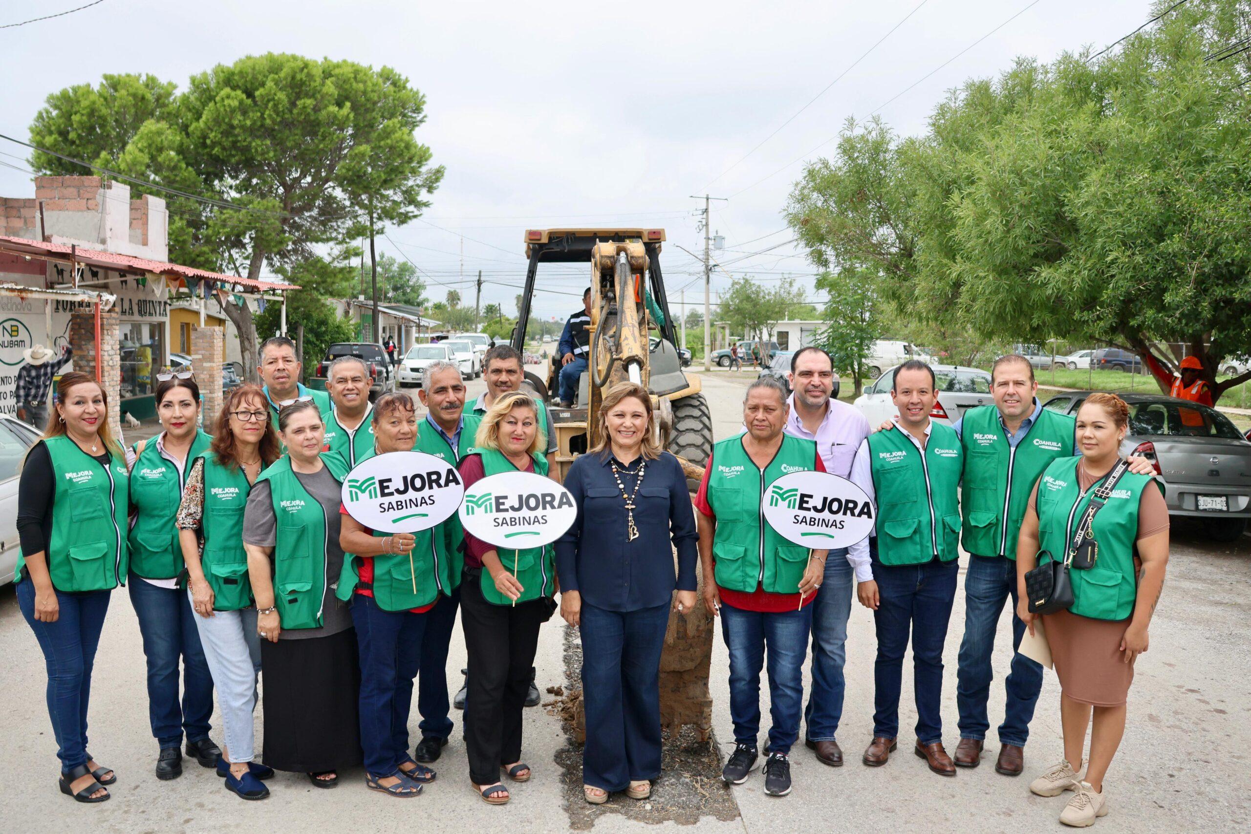 Inicia en Sabinas la 2da etapa de obras sociales